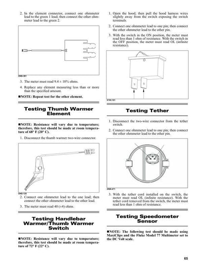 Arctic Cat Blast ZR LT XR Touring M 4000 2023 Service Manual sample page showing repair procedures