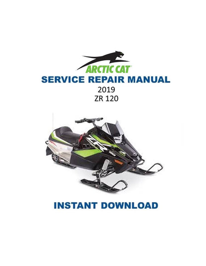 Arctic ZR120 Kitty Cat Snowmobile Service Manual 2019-2024 - Service Manual PDF Instant Download
