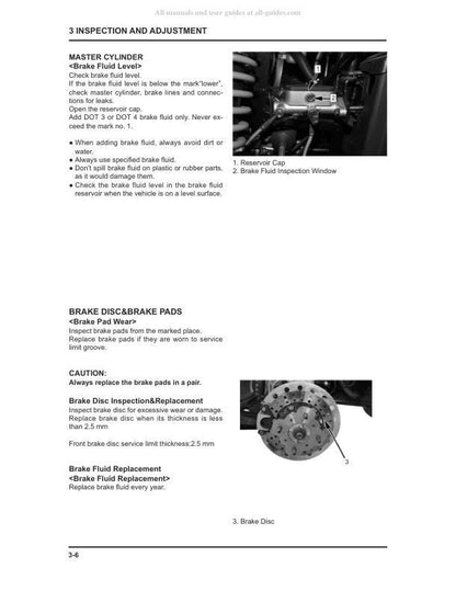 CFMOTO Tracker 800 UTV Service Manual sample page from service manual
