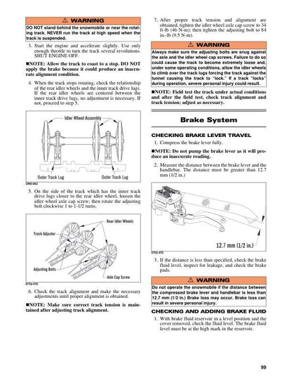 Arctic Cat Riot ZR M 858 Snowmobile Service Manual sample page from the repair manual