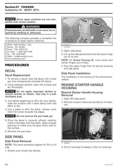 Skidoo Renegade 600 850 900 Snowmobile Service Manual sample page showing schematics and diagrams
