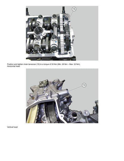 Ducati Panigale V2 Motorcycle Service Manual sample page with technical illustrations