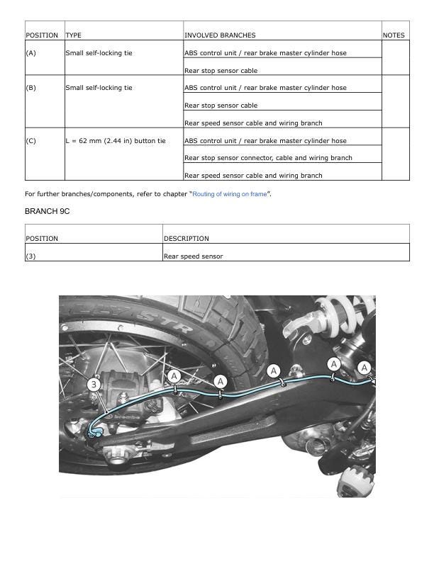 Ducati DesertX Motorcycle Service Manual factory service manual title page