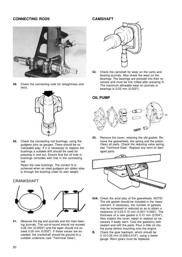 Volvo Penta MD11C MD17C MD11D MD17D Engine Service Manual sample page from the repair manual