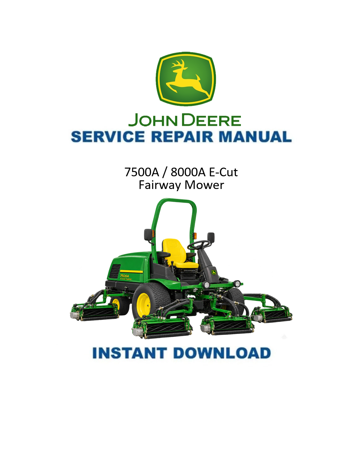 John Deere 7500A 8000A E-Cut service manual PDF