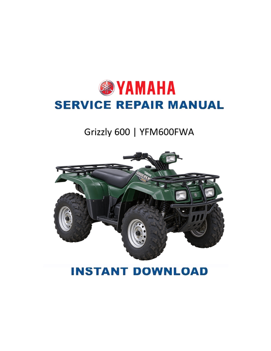Yamaha Grizzly 600 YFM600FWA service manual PDF