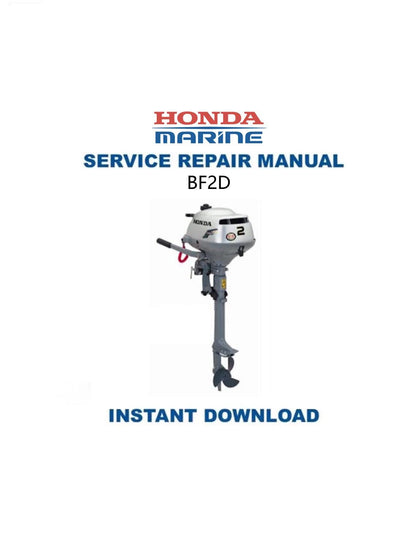 Honda BF2D Service Manual - Service Manual PDF Instant Download