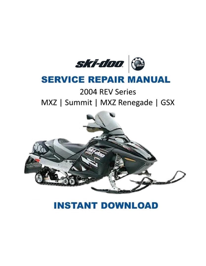 Skidoo MXZ Summit GSX Snowmobile Service Manual 2004-2007 - Service Manual PDF Instant Download