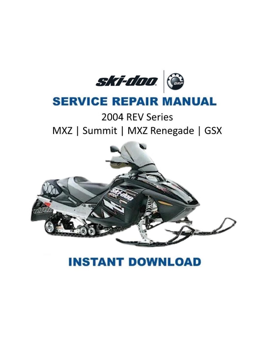 Skidoo MXZ Summit GSX Snowmobile Service Manual 2004-2007 - Service Manual PDF Instant Download