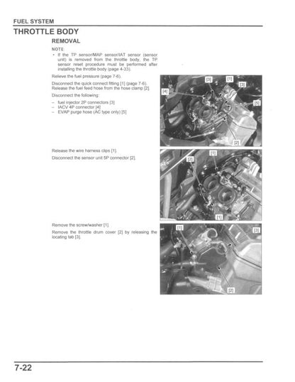 Honda Pioneer SXS 1000 UTV Service Manual sample page with technical illustrations