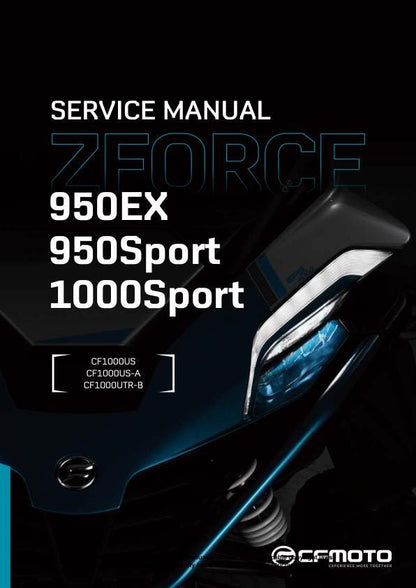 CFMOTO ZFORCE 950 1000 EX Sport Service Repair Manual factory service manual title page