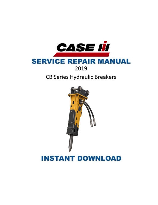Case Hydraulic Breakers service manual PDF