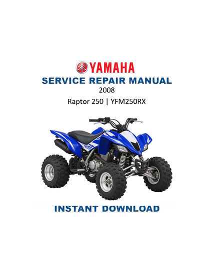 Yamaha Raptor 250 YFM250RX 2008 service manual PDF