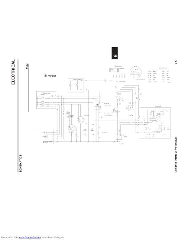 Toro 518 520 522 523 xi Lxi DXi Mower Service Manual sample page showing schematics and diagrams