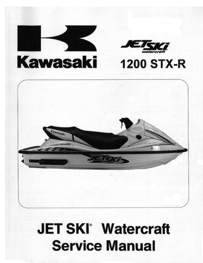 Kawasaki STX R 1200 JetSki Service Manual factory service manual title page