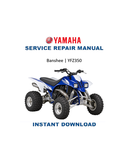 Yamaha Banshee YFZ350 service manual PDF