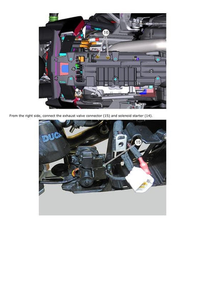 Ducati xDiavel S Motorcycle Service Manual sample page from service manual