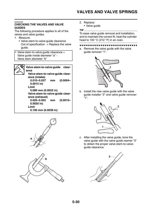 Yamaha YZF-R1 Motorcycle Service Manual sample page from the repair manual