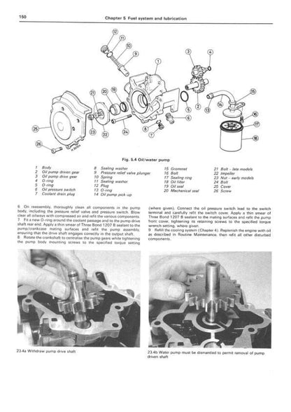 BMW K 100 K 75 Motorcycle Service Manual sample page showing schematics and diagrams