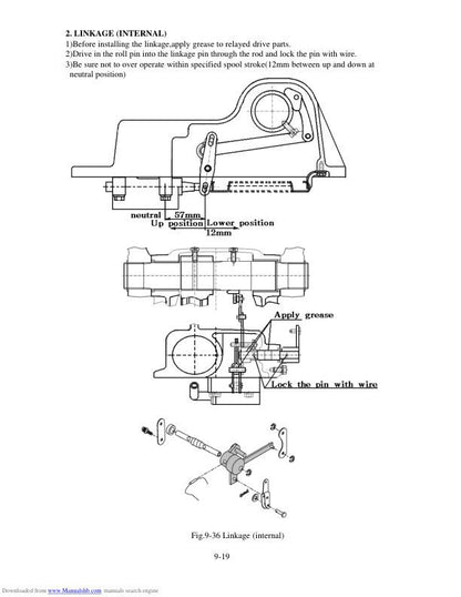 TYM T303 T353 HST Compact Tractor Service Manual sample page showing schematics and diagrams