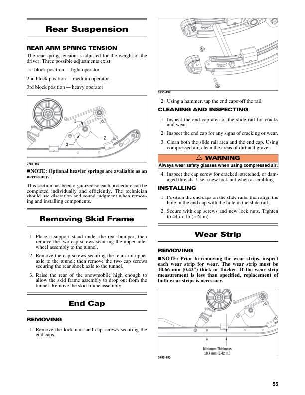 Arctic Cat ZR 200 Snowmobile Service Manual sample page from the repair manual