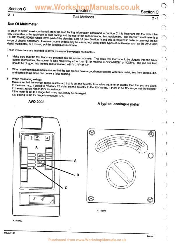 JCB 426 525 550 540 570 1CX 2CX 3CX 4CX 801-806 Loader Service Manual sample page from service manual
