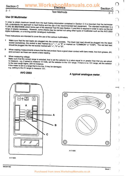 JCB 426 525 550 540 570 1CX 2CX 3CX 4CX 801-806 Loader Service Manual sample page from service manual