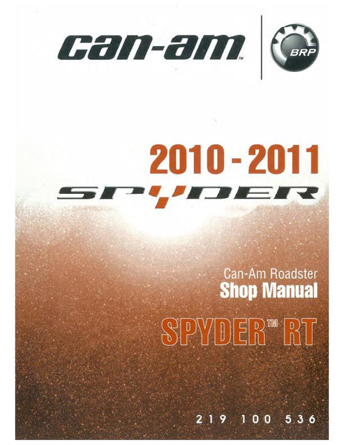 Can-Am Spyder RT Service Manual 2010-2012 | PDF Download – DAL Manuals