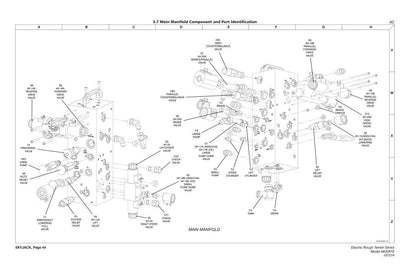 Skyjack 6832 RTE Rough Terrain Scissors Service Manual sample page with technical illustrations