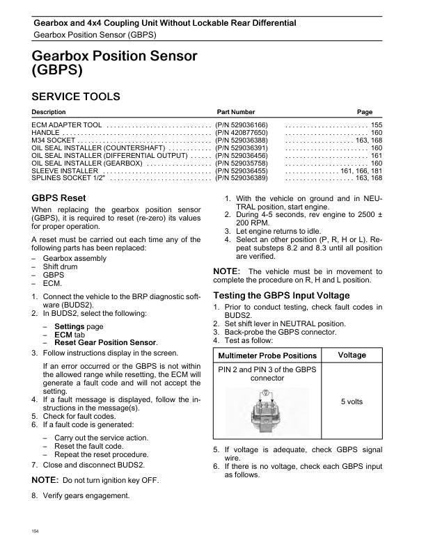 Can-Am Defender Traxter HD9 900 UTV Service Manual sample page showing schematics and diagrams