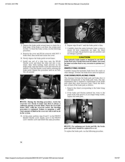 Arctic Cat Prowler 500 UTV Service Manual sample page from service manual