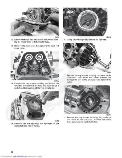 Arctic ZR 120 Kitty Cat Snowmobile Service Manual sample page with diagrams and specifications