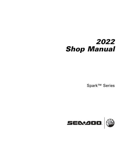 Sea-Doo Spark Service Manual factory service manual title page