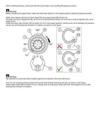 Ducati Multistrada V4 Pikes Peak Motorcycle Service Manual sample page with diagrams and specifications