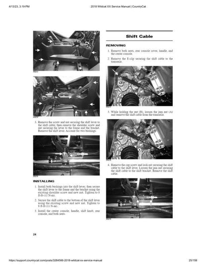 Arctic Cat Wildcat XX UTV Service Manual sample page from service manual
