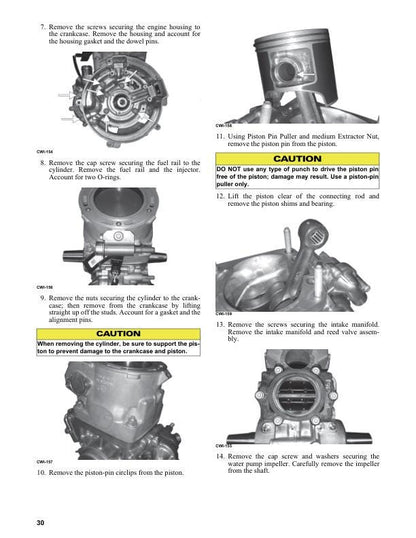 Arctic Cat Blast ZR LT XR Touring M 4000 Snowmobile Service Manual sample page with diagrams and specifications