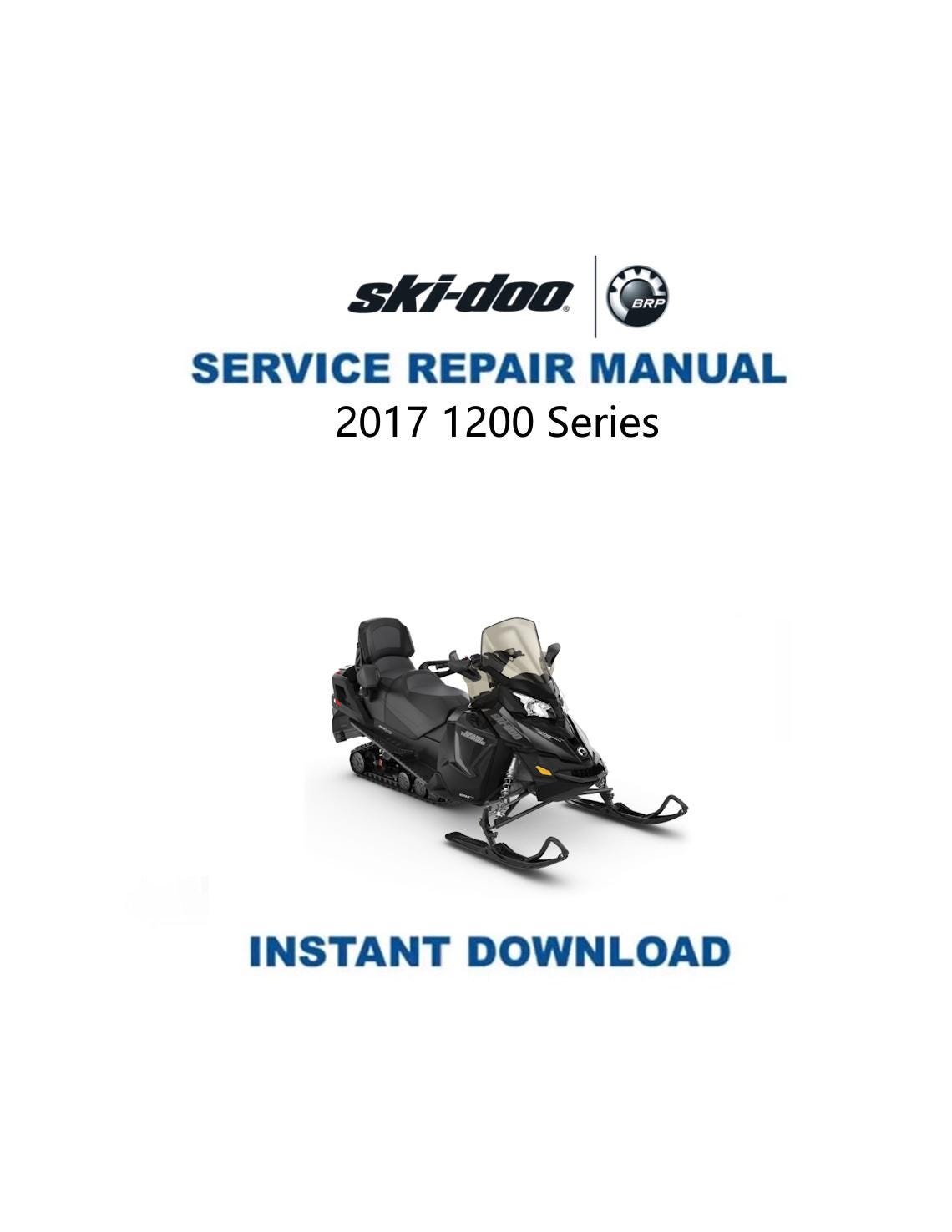 Skidoo MXZ Renegade Summit 1200 Snowmobile Service Manual 2017-2019 - Service Manual PDF Instant Download
