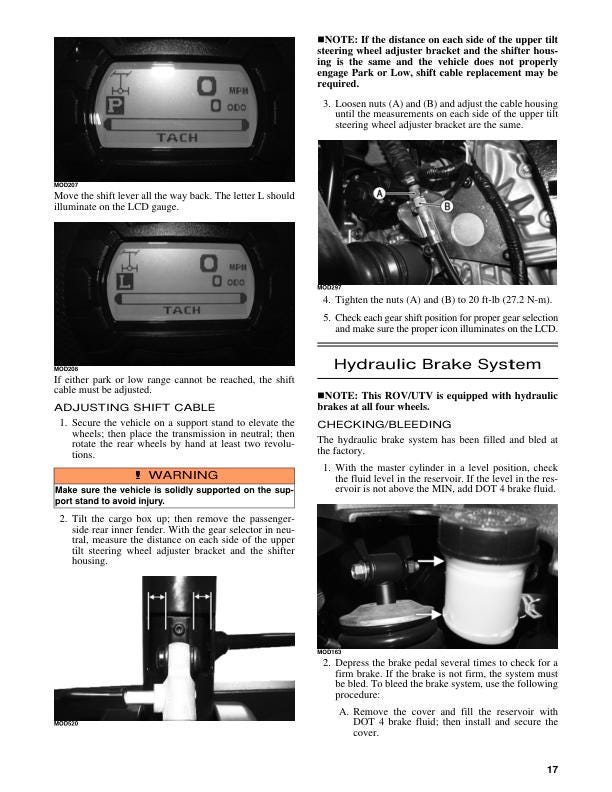 Arctic Cat Prowler Pro CREW UTV Service Manual sample page from service manual