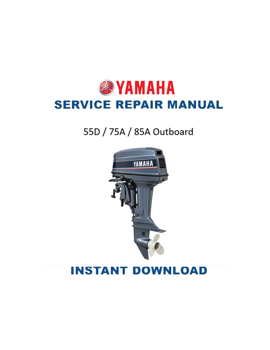 Yamaha 55D 75A 85A Outboard service manual PDF