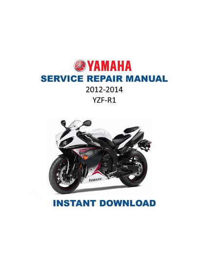 Yamaha YZF-R1 Motorcycle Service Manual 2012-2014 - Service Manual PDF Instant Download