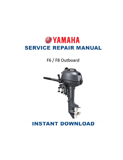 Yamaha F6 F8 Outboard service manual PDF
