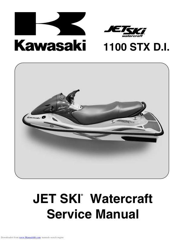 Kawasaki JetSki 1100 Service Manual factory service manual title page