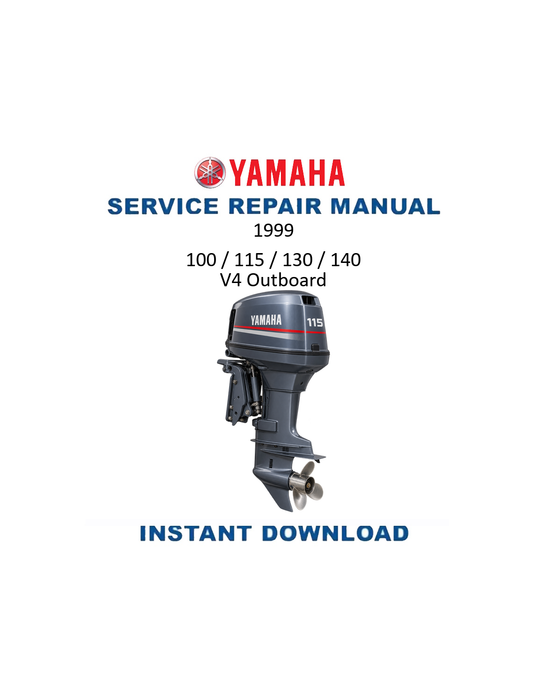 Yamaha 100-140 V4 Outboard 1999 service manual PDF