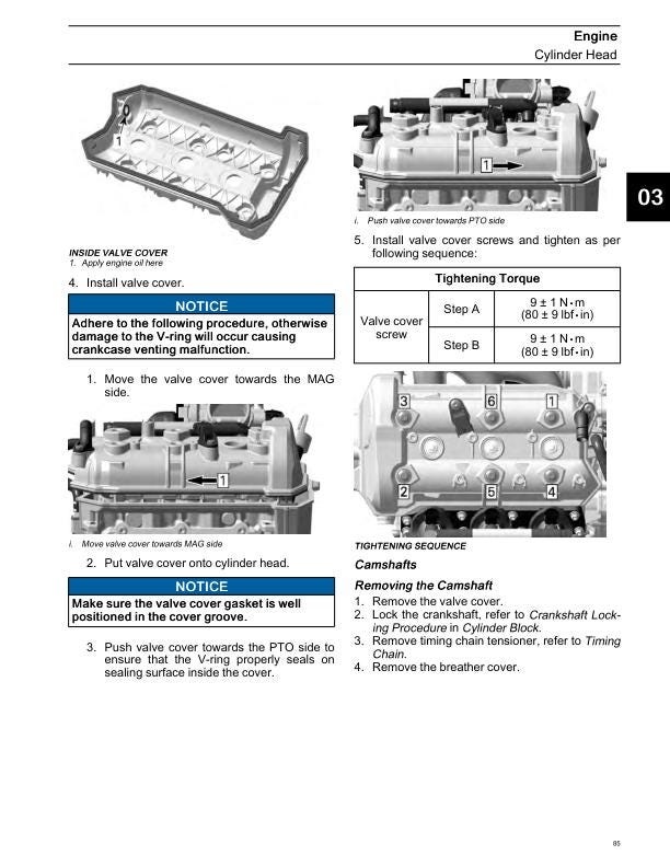 Can-Am Maverick X3 X RS/X DS Turbo R UTV Service Manual sample page from the repair manual