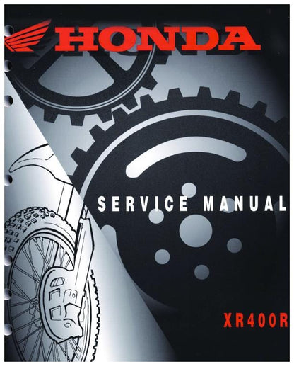 Honda XR 400 R Motorcycle Service Manual factory service manual title page