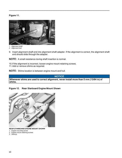 Seadoo GTX RXT Wake Pro Fish Pro Service Manual sample page from the repair manual