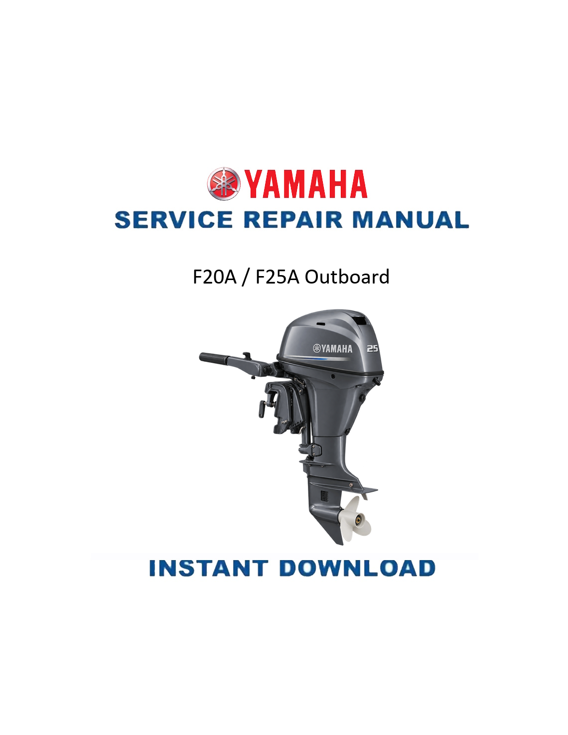 Yamaha F20A F25A Outboard service manual PDF