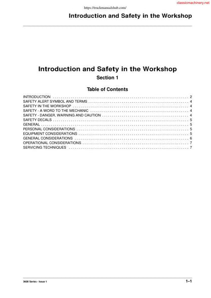 Massey Ferguson 3680 Tractor Service Manual factory service manual title page