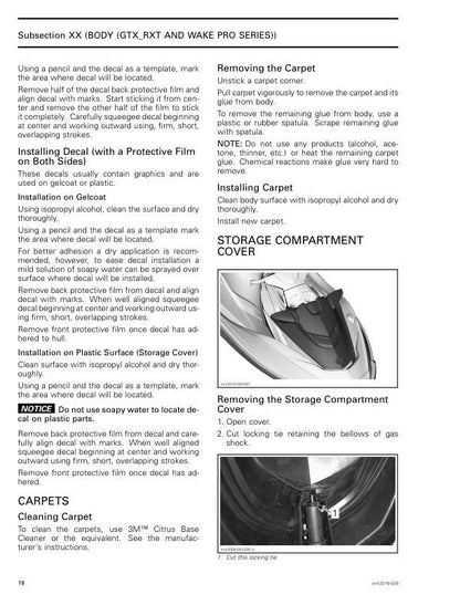 Sea-Doo GTX RXP RXT Supercharged Service Manual sample page showing schematics and diagrams