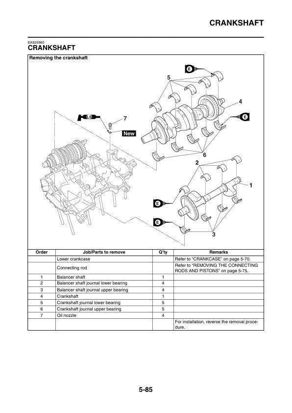 Yamaha YZF-R1 Motorcycle Service Manual sample page showing repair procedures